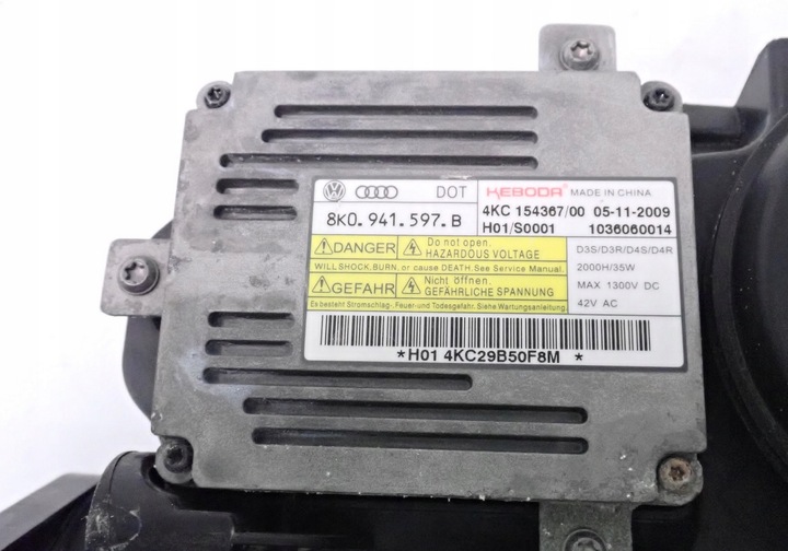 фото №10, Лампа trixenon led лівий перед q7 4l 4l0941003ad