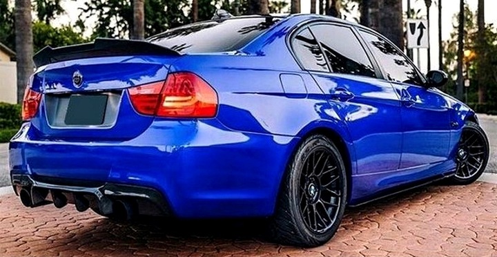 фото №10, Bmw e90 psm ducktail стиль спойлер спойлер na кришка багажника чорний блиск з abs