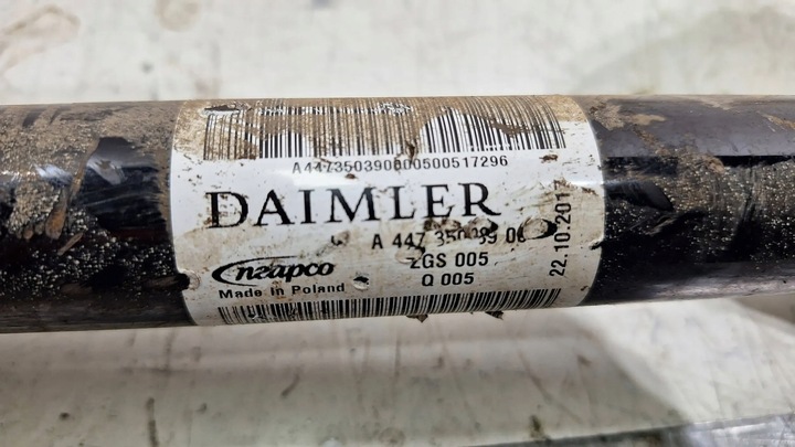 фото №6, Піввісь лівий зад a4473503900 mercedes vito iii v-klasa viano w447 2.2 cdi