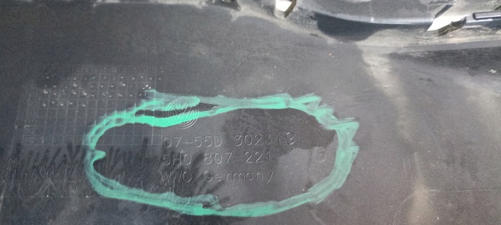 фото №10, Бампер vw golf 8 viii 5h 5h0 r r-line r line 5h0853677d 5h0807221