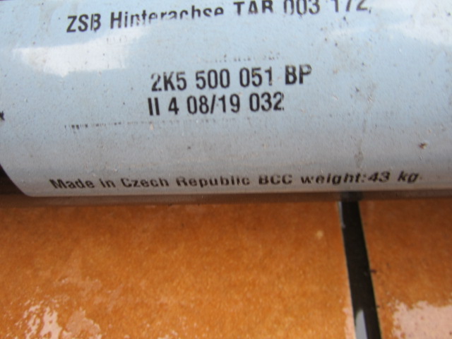 фото №11, Vw caddy iv 2k5 skoda yeti superb балка перед передня колиска 1k0199315b