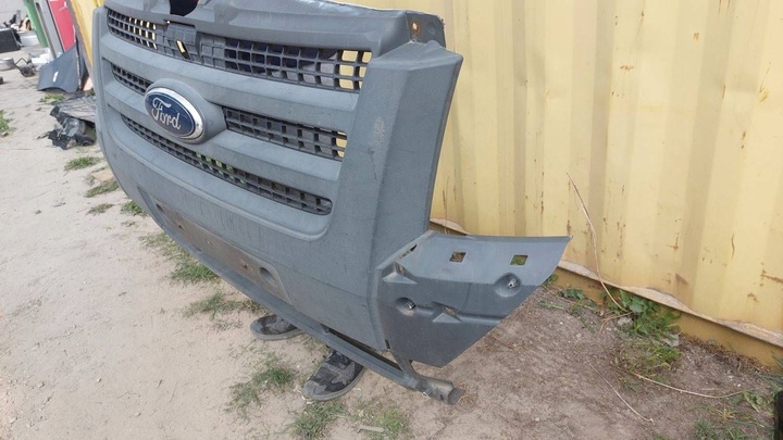 фото №6, Ford transit mk7 2006- бампер перед переднее решётка радиатора 6c11-17d957-a