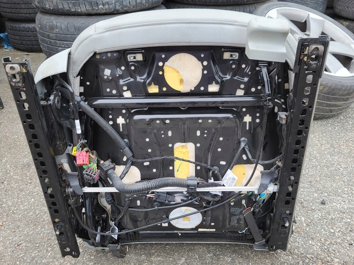 фото №13, Сиденье с подогревом правые перед подушка безопасности застёжка audi a7 4g серый кожа оригинальный номер eu