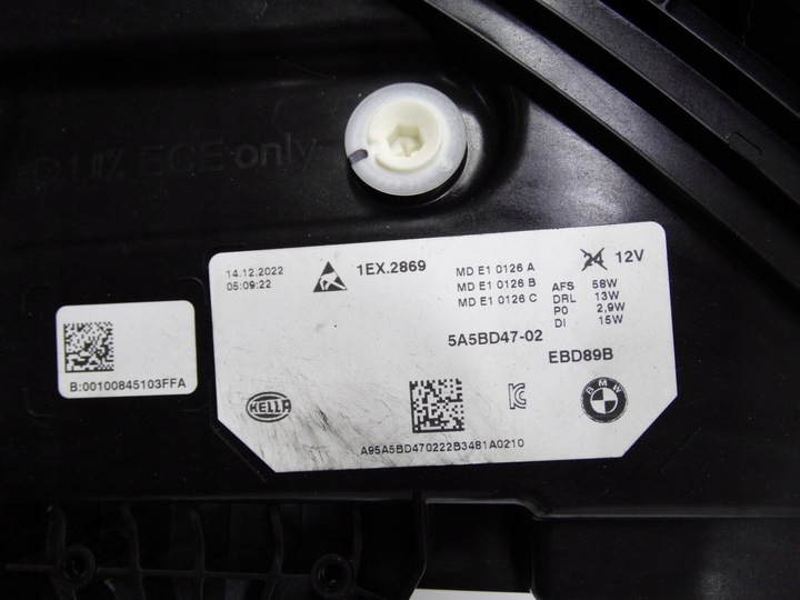 фото №14, Bmw x1 iii u11 22- лампа ліва повний led 5a5bd47 оригінальна