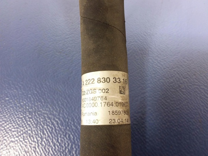 фото №6, Mercedes s w222 шланг кондиционера a2228303316