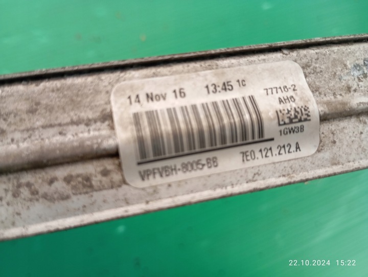 фото №7, Радіаторів води vw multivan t6 2,0 tdi 7e0121212a 26mm 7e0121212