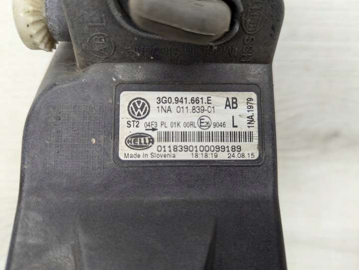 фото №8, Галоген переднее левый volkswagen passat b8 3g0941661e