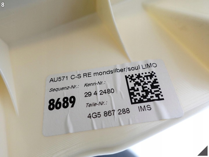 фото №9, Audi a6 s6 c7 4g5 10-18 рестайлинг лимузин обшивка защита правого стойка c ims