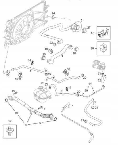 фото №12, Шланг верхний радиатор opel astra opel astra 1.6,