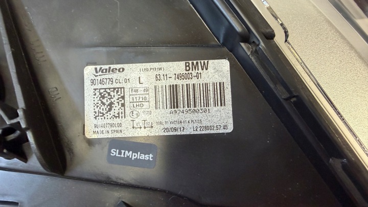 фото №13, Фара ліва передня перед bmw x1 f48 f49 повний led 7495003 7495003-01