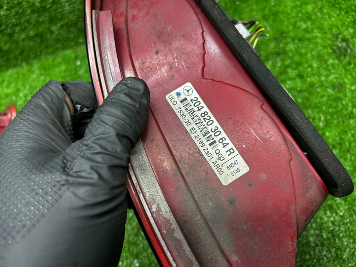 фото №10, Mercedes w204 sedan лампа левый правая зад задняя левая комплект