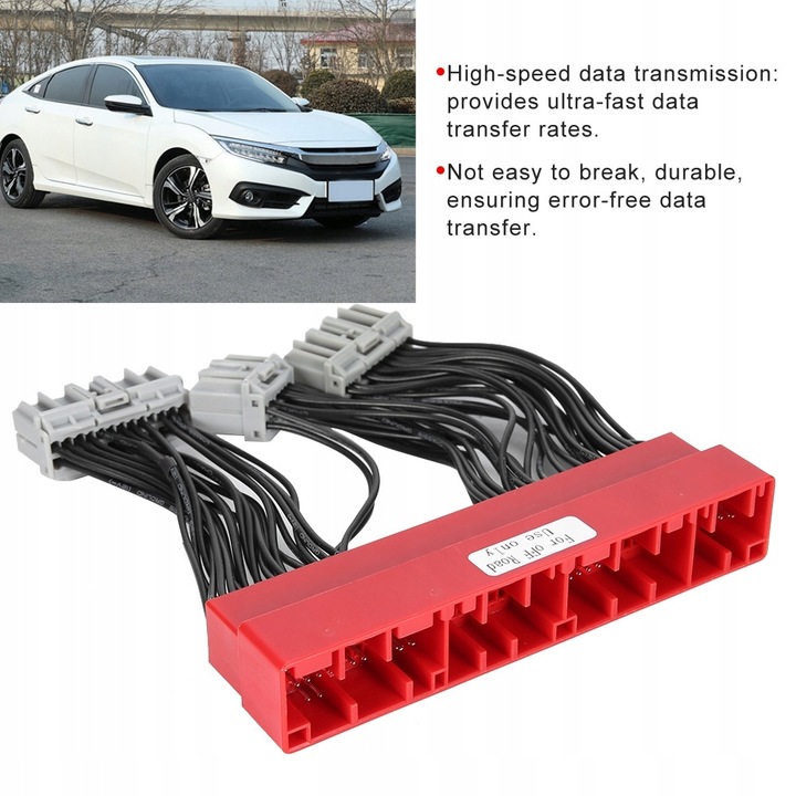 фото №7, Zworka obd2a na obd1 модуль жгуты провод конверсии ecu для acura accord