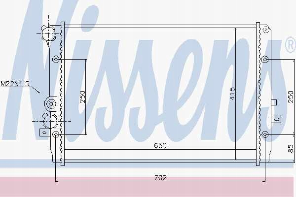 фото №8, Радиаторов воды nissens 65012