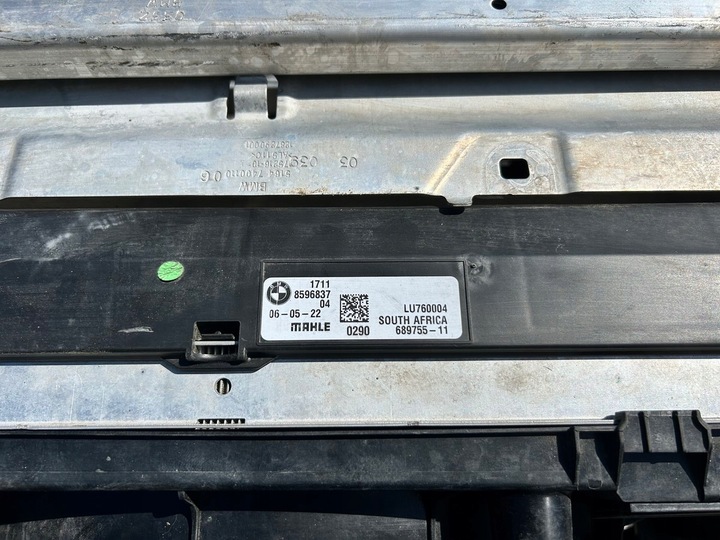 фото №10, Bmw x3 g01 lci x4 g02 2.0 дизель pas переднє жалюзі балка радіатор комплект.