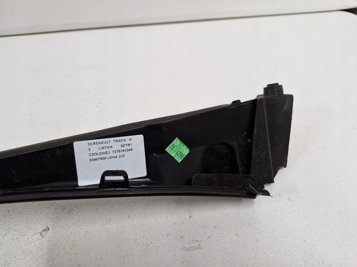 фото №6, Renault trafic iii vivaro b планка стёкла лобовой левая 727618104r 93867906