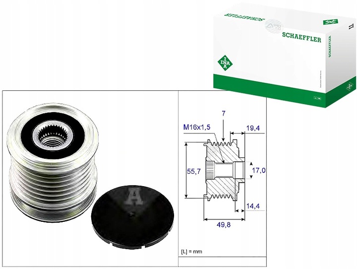 фото №15, Сцепление генератора mercedes clk c209 200 cgi