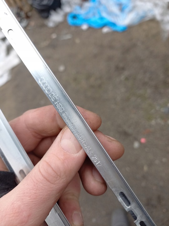 фото №8, Audi rs4 8k рейлінги дахові сатин оригінал комплект