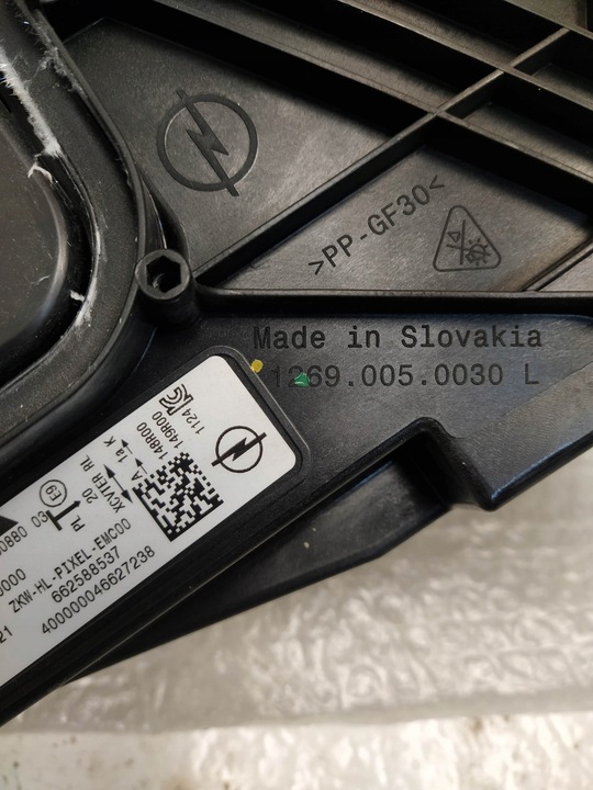 фото №13, Opel astra l vi 6 лампы перед передние левая правая полный led новое оригинал