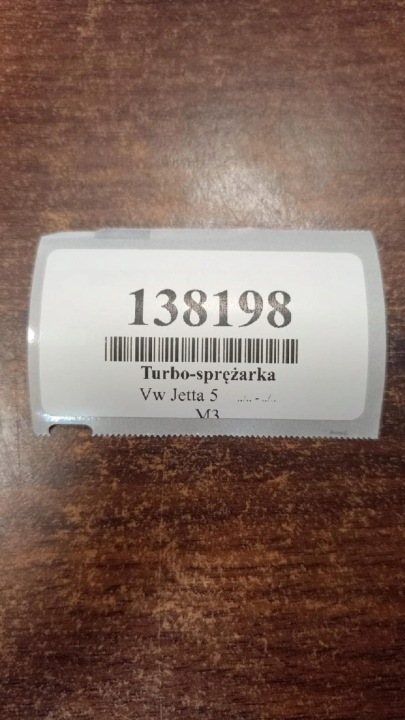 фото №11, Vw jetta v 1.9 tdi турбонагнітач 038253016k
