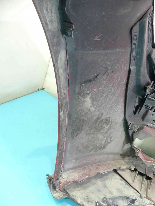 фото №13, Бампер перед seat altea красный ls3h