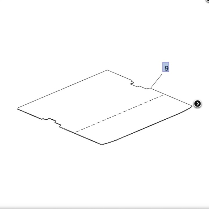 фото №7, Пол, коврик багажника opel crossland x oem номер 13478802