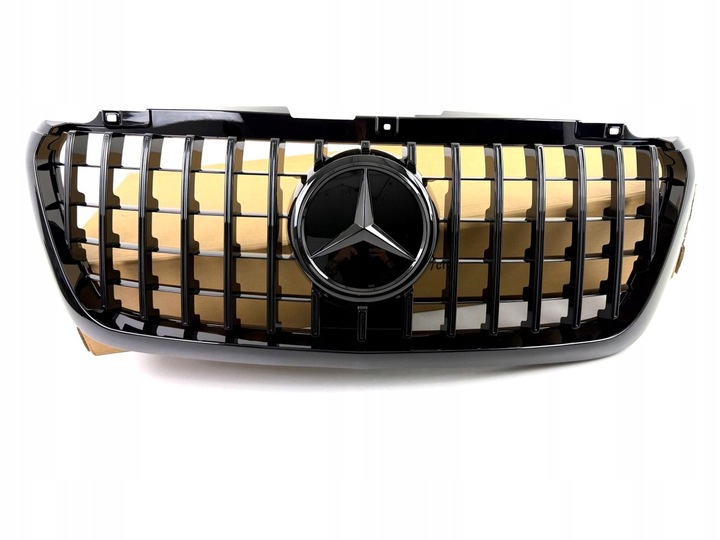 фото №1, Решітка радіатора mercedes sprinter w907 w910 2018- стиль amg panamericana