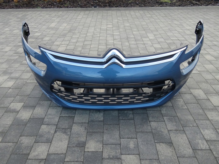 фото №11, Бампер, решётка, решётка радиатора, решётка средняя citroen c-4 picasso передний рестайлинг