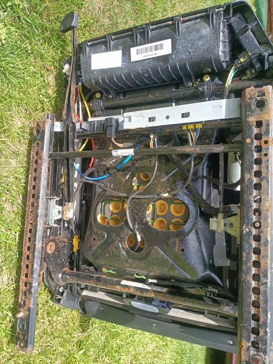 фото №6, Сидіння водія mercedes w211 рестайлінг стан bdb з підігрівом надувний чорна шкіра