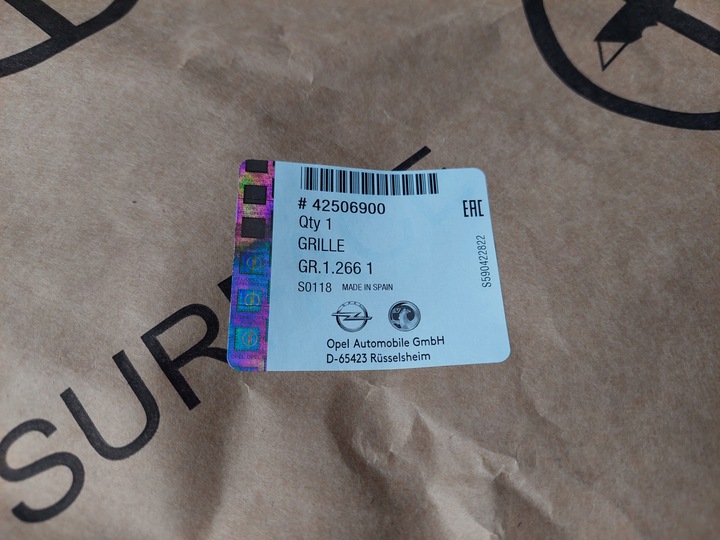 фото №15, Решітка радіатора - решітка - opel mokka x - mokka рестайлінг - 2017