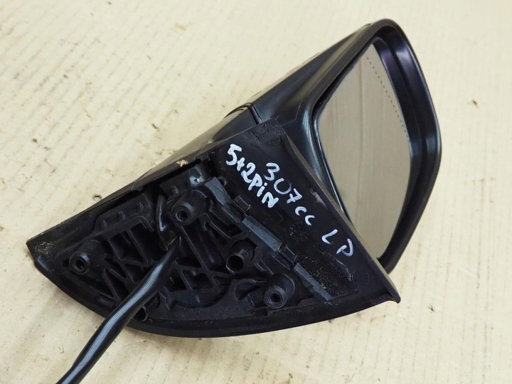 фото №14, Peugeot 307 cc зеркало складной левое 7pin exld eu