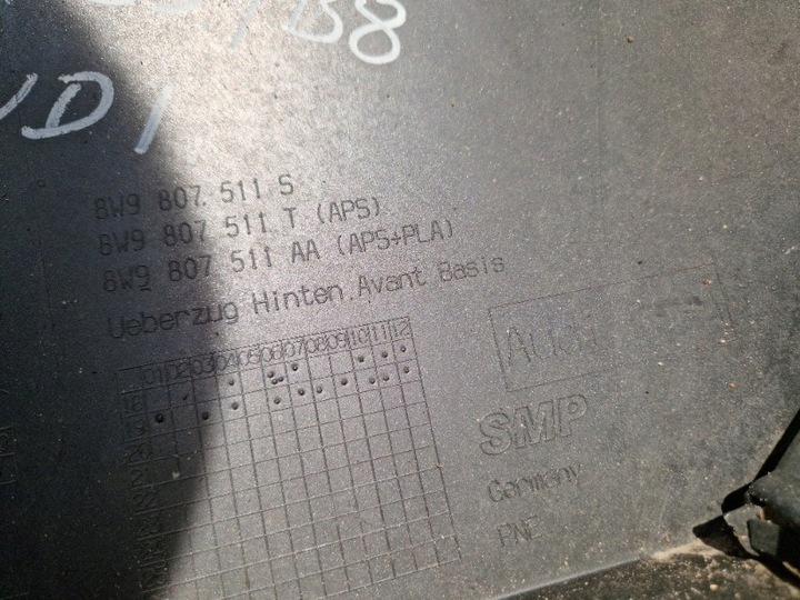 фото №12, Audi a4 b9 avant 8w9807511s бампер зад задній