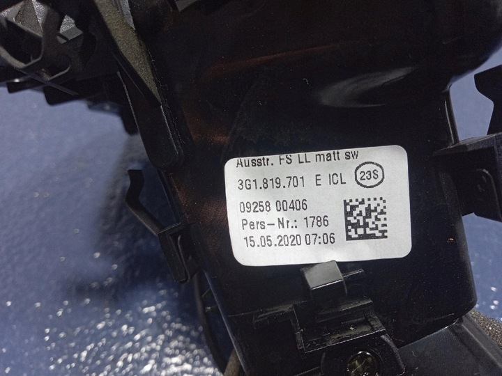 фото №5, Vw passat b8 рестайлінг dekor ґрати повітропровід повітря консолі eu 3g1858416m