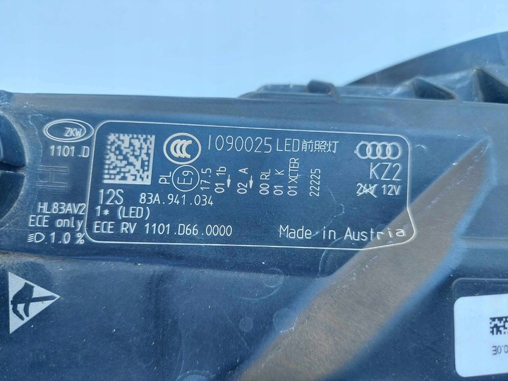 фото №15, Audi q3 ii 83a лампа правая перед передняя полный led