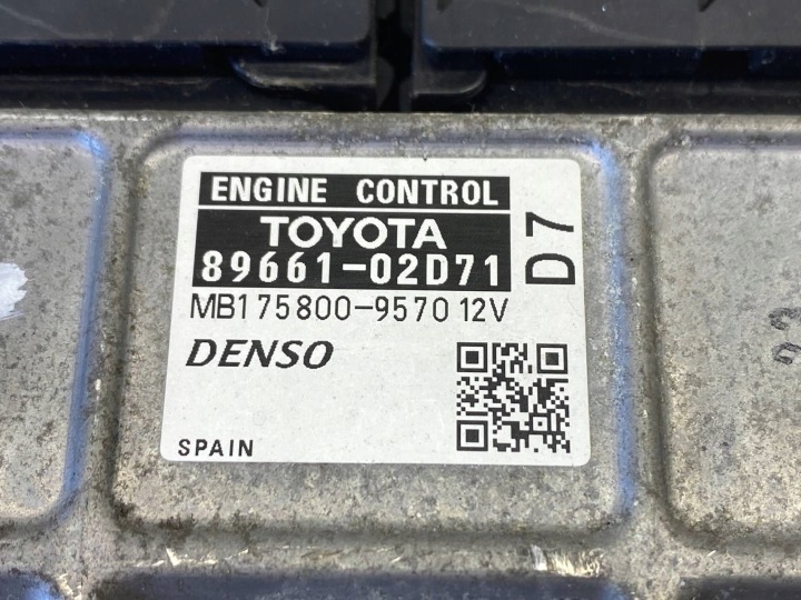 фото №11, Блок керування двигуном (ecu) toyota auris 1.6 8966102d71 mb1758009570
