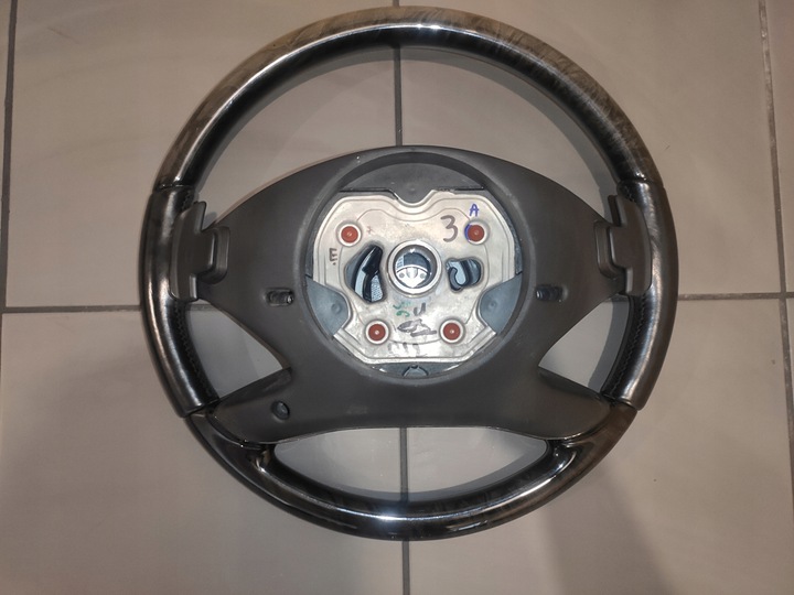 фото №14, Mercedes s-klasa w221 w216 рестайлинг руль мульти лепестки кожа дерево идеал