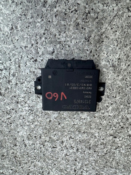 фото №5, Модуль паркування pdc volvo v60 ii s60 ii 2013-2018 31314975 v40 xc60