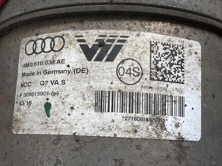 фото №11, Audi sq7 q7 4m 2015-2024 4.0 tdi амортизатор перед переднє лівий