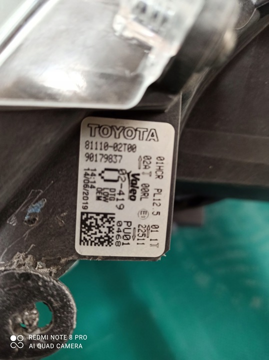 фото №6, Фара повний led rh toyota corolla 81110-02t00