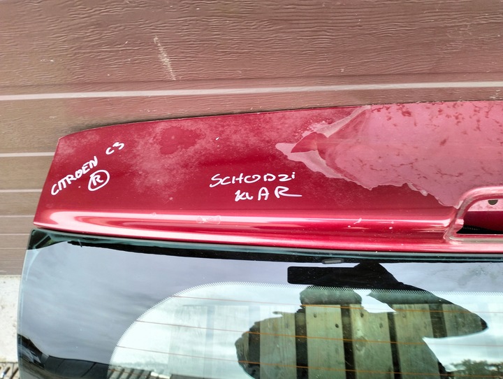 фото №3, Крышка стекло зад citroen c3 picasso цвет kjcc 2008-2012