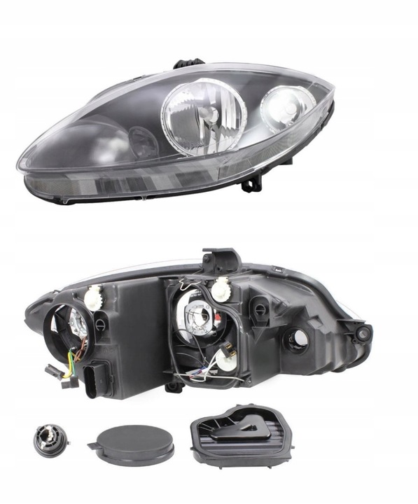 фото №1, Фара лампа seat toledo 3 2005-2009 h1+h7 l/p