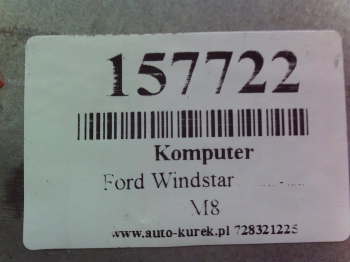 фото №5, Ford windstar компьютер блок управления 2f2a-12a650-ac