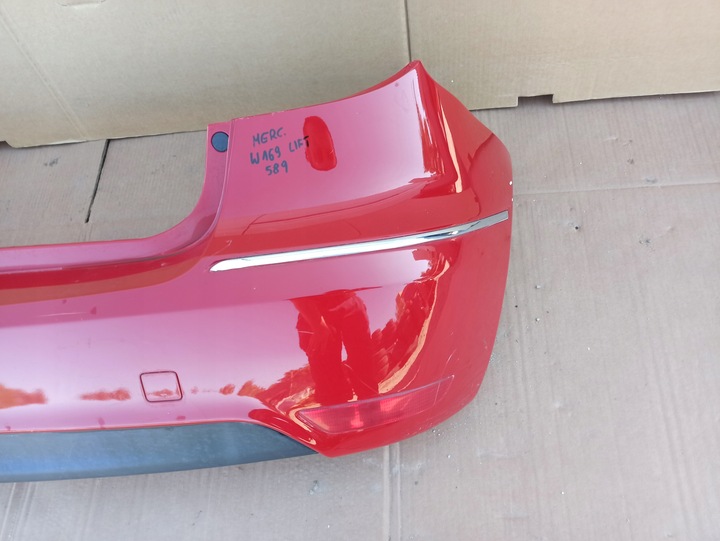 фото №8, Бампер зад mercedes a-klasa w169 рестайлінг 08-12 колір 589 червоний