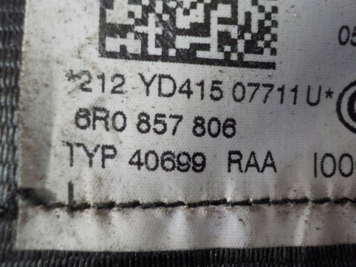 фото №5, Volkswagen polo 6r pas безопасности p. зад