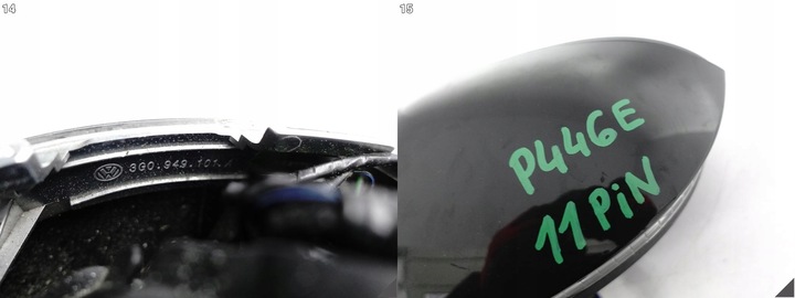 фото №15, Vw golf 8 viii 5h0 5h1 19- рестайлінг дзеркало ліві камера 11 pin європа