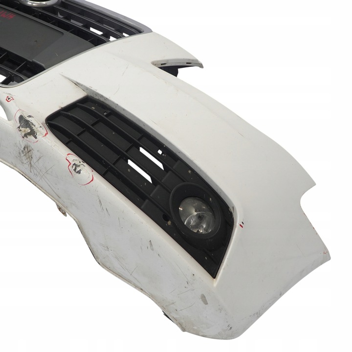 фото №12, Audi a4 b8 переднє бампер ibis білий білий - y9c