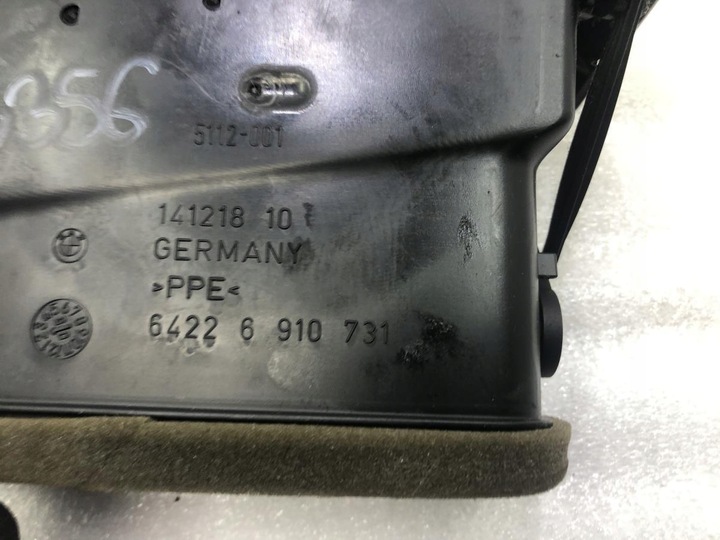 фото №7, Решітка повітропровід ліва 6910731 bmw e60 e61