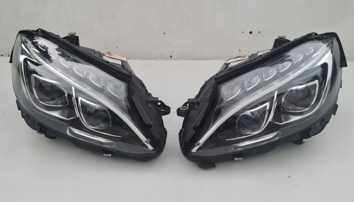 фото №1, Лампа ліва права перед mercedes c клас w205 повний led ils комплект