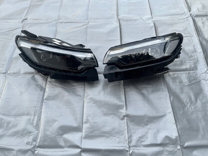 фото №11, Jeep compass ii рестайлінг лампи передні повний led лінза комплект 2021-