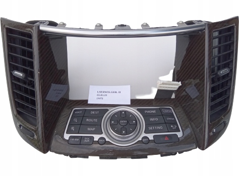 фото №1, Панель рамка навигации радио infiniti qx70 fx30 35