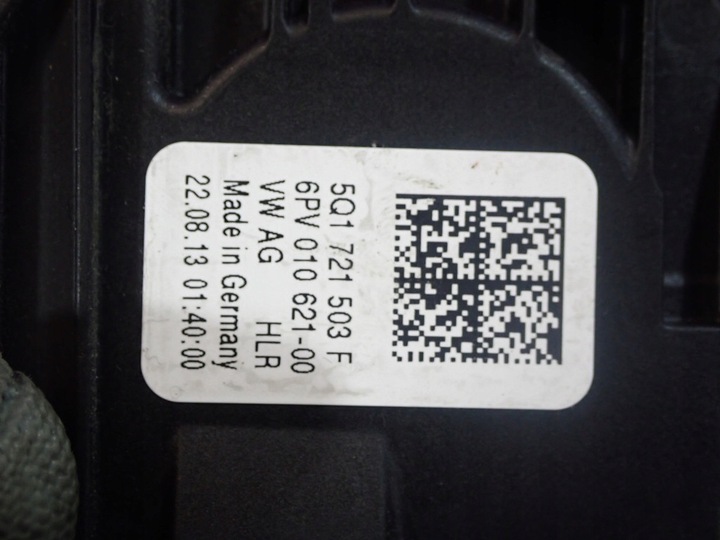 фото №5, Skoda octavia iii 3 13- 1,2 cjza педаль газу потенціометр 5q1721503f 6 pin